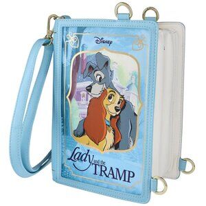 Loungefly Lady and the Tramp Storybook Convertible Backpack & Crossbody Bag